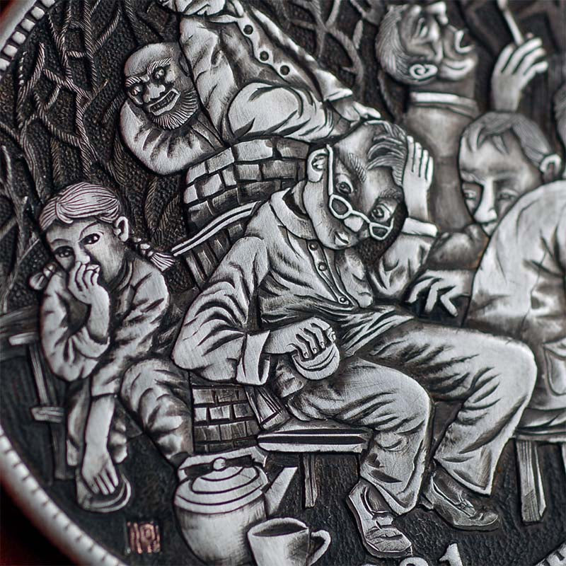 Hand Engraved Hobo nickel#22-005