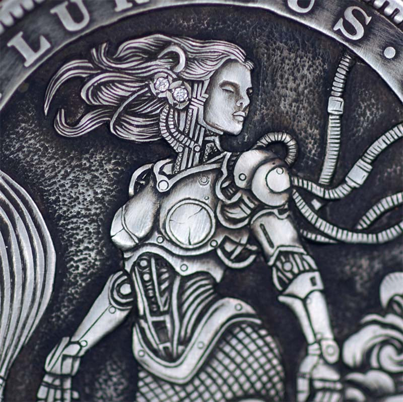 #25-114 Hand Engraved Hobo Coin