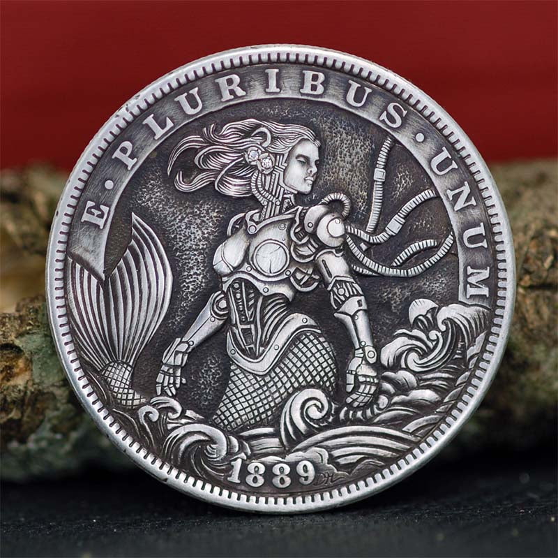 #25-114 Hand Engraved Hobo Coin