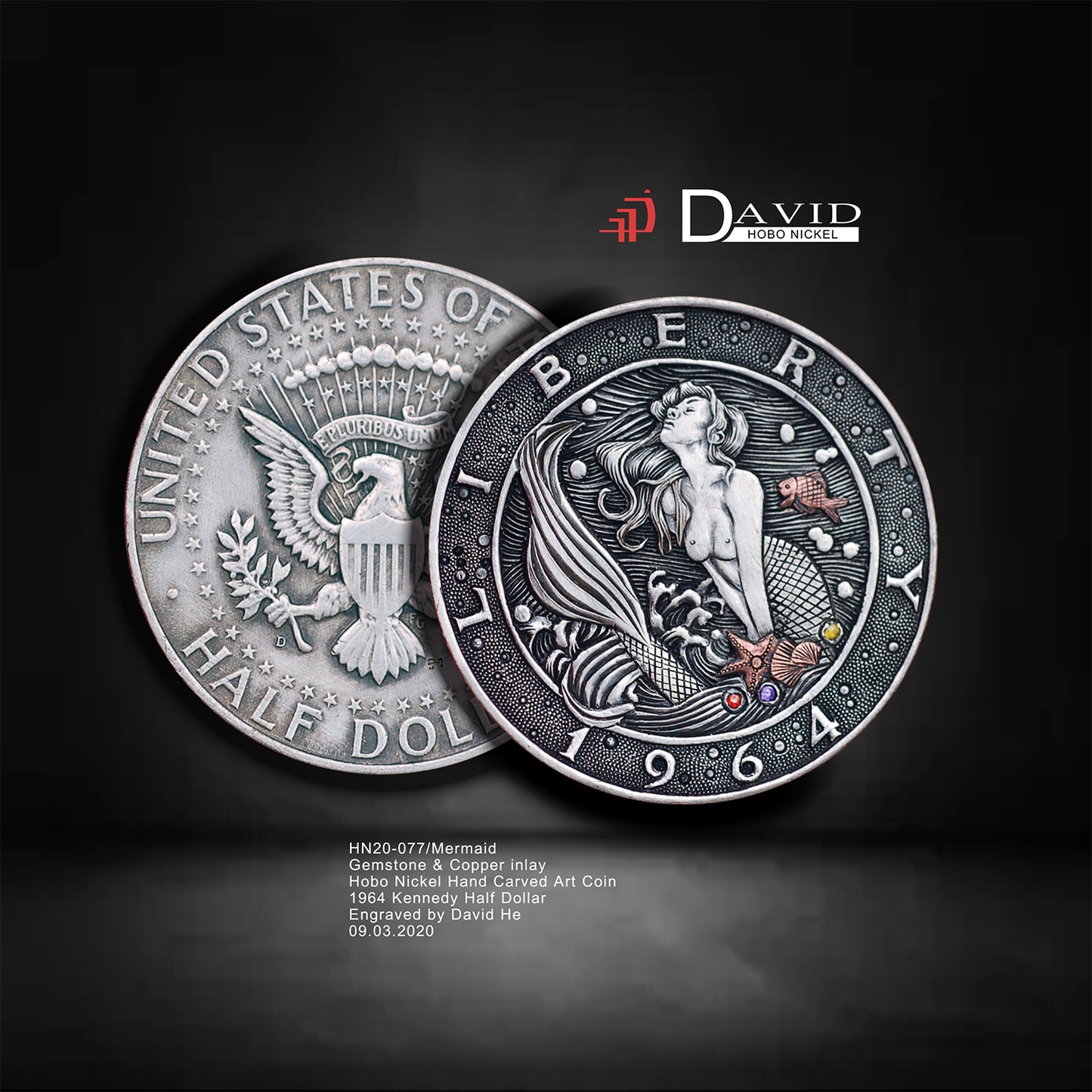 Hand Engraved Hobo nickel#20-077