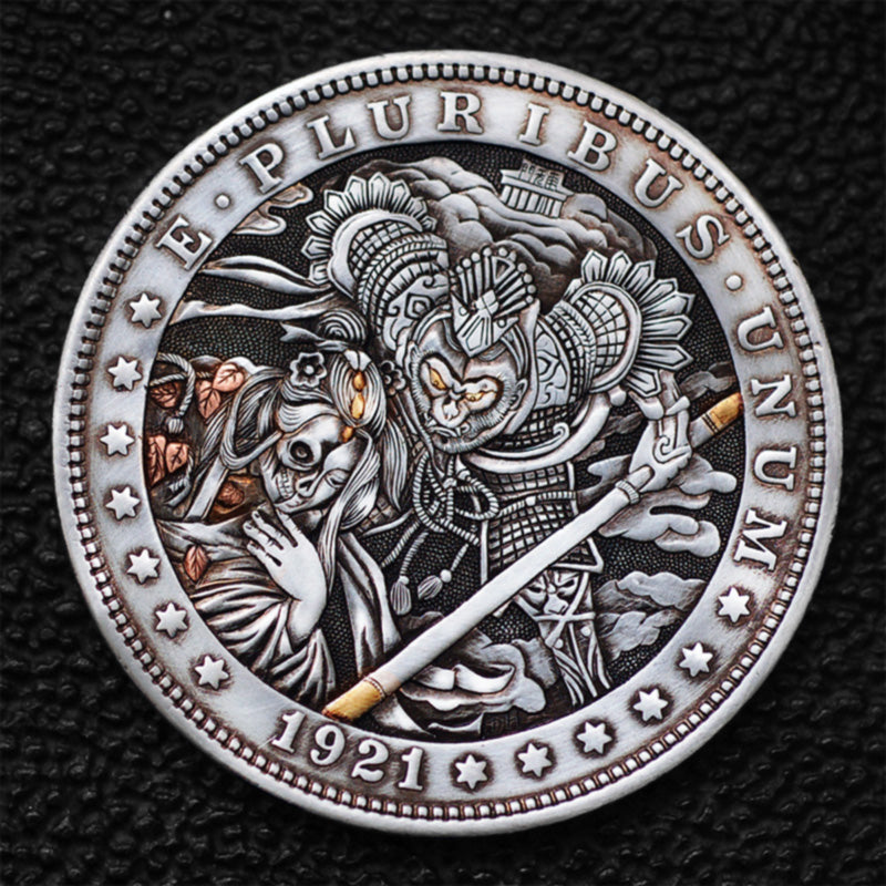 Hand Engraved Hobo nickel#21-109