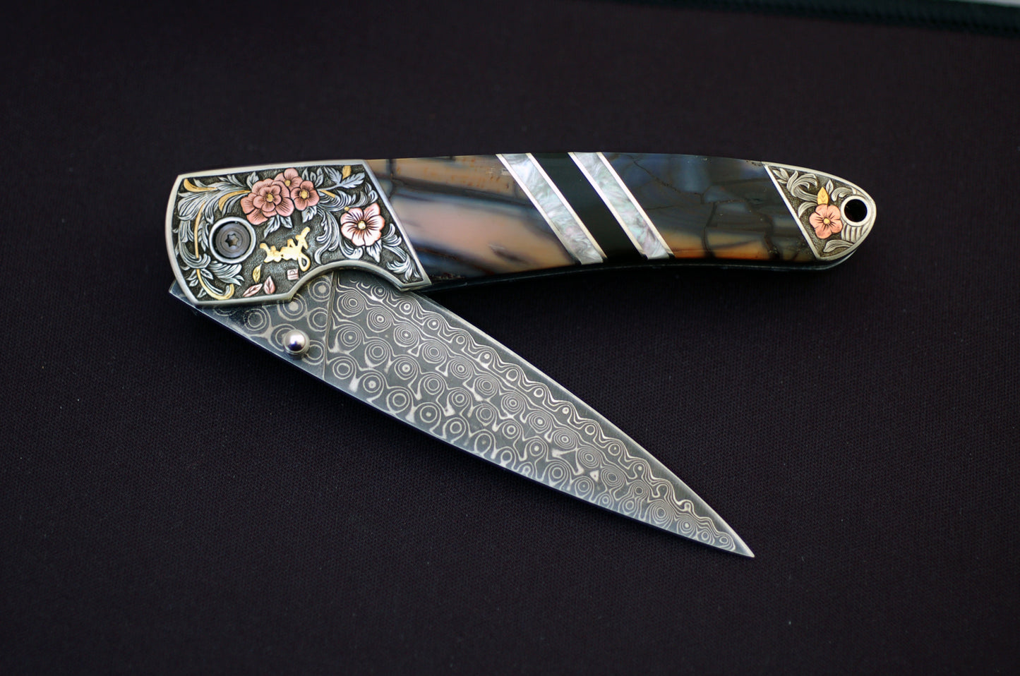 Hand Engraved knife #K028