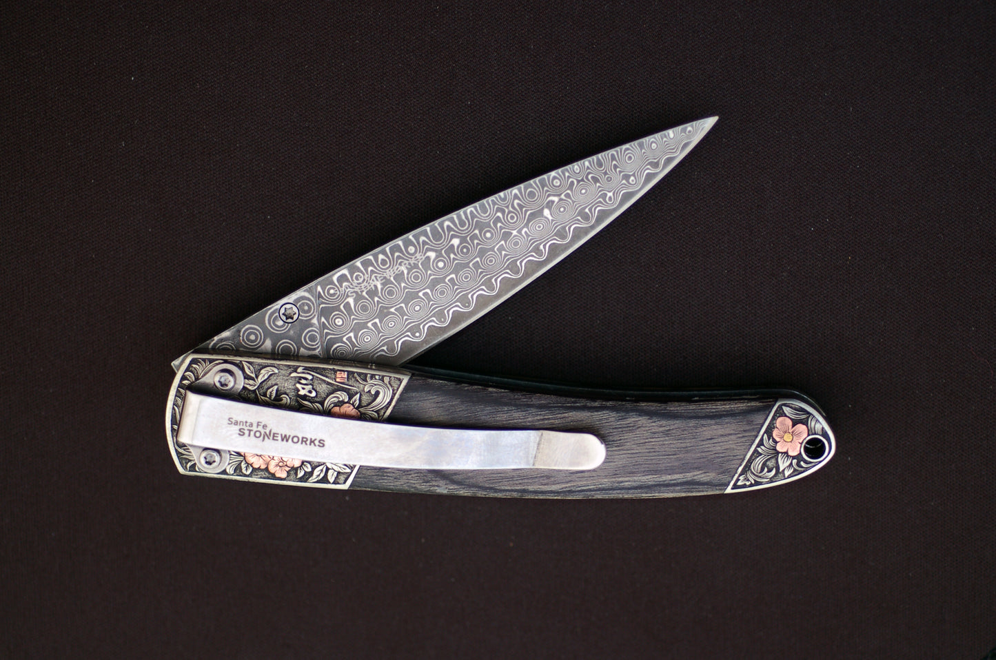 Hand Engraved knife #K028