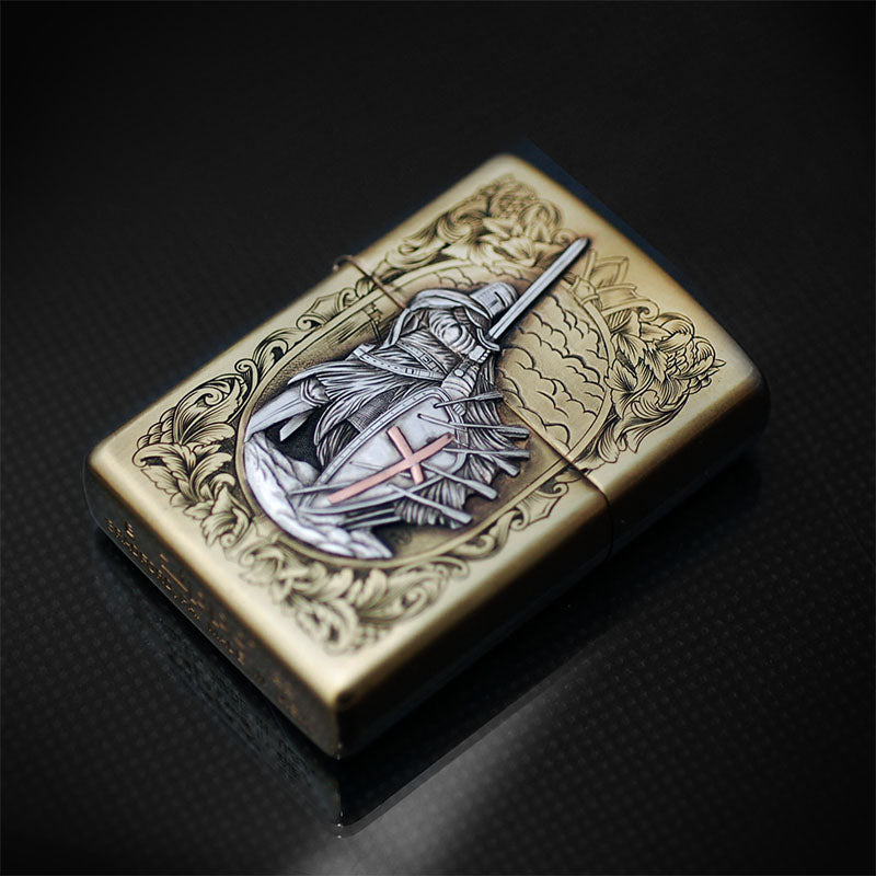 Hand-engraved zippo lighter#ZL004