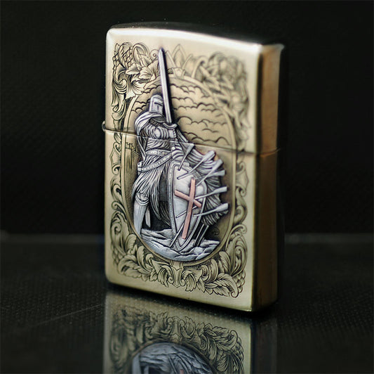 Hand-engraved zippo lighter#ZL004