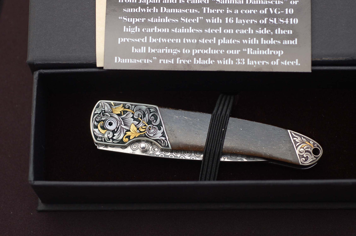 #K031 Hand Engraved knife