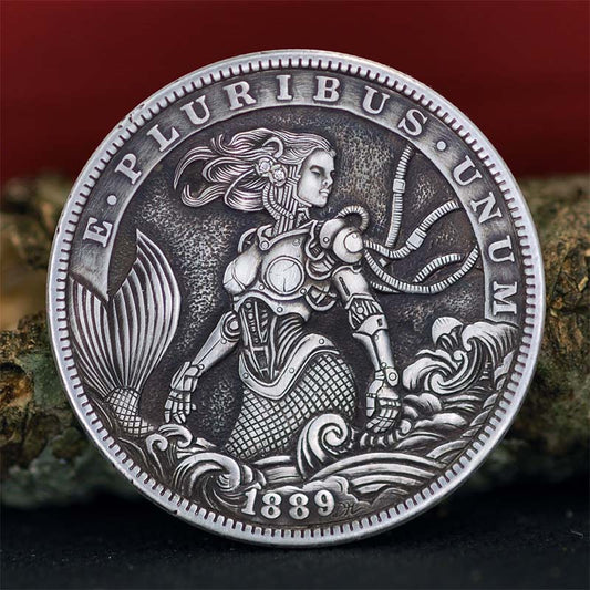 #25-114 Hand Engraved Hobo Coin