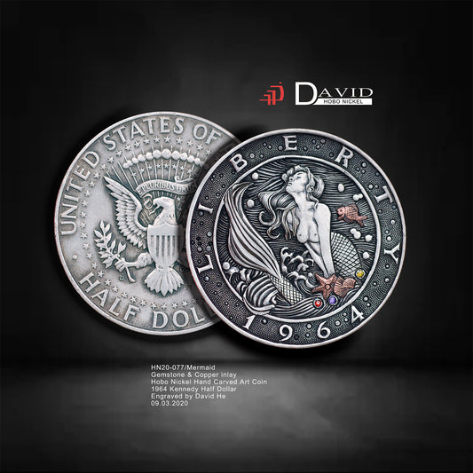 Hand Engraved Hobo nickel#20-077