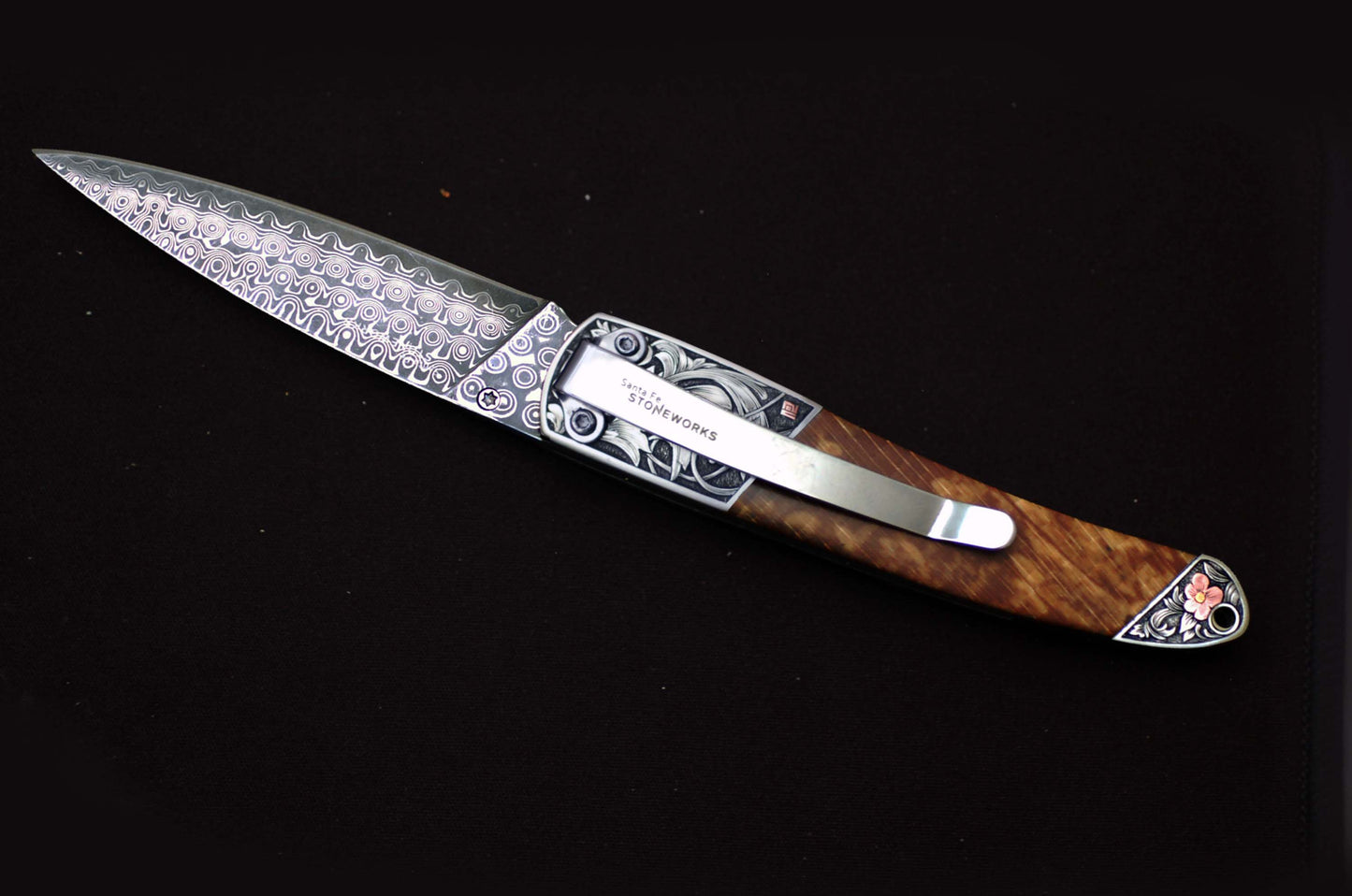 Hand Engraved knife #K030