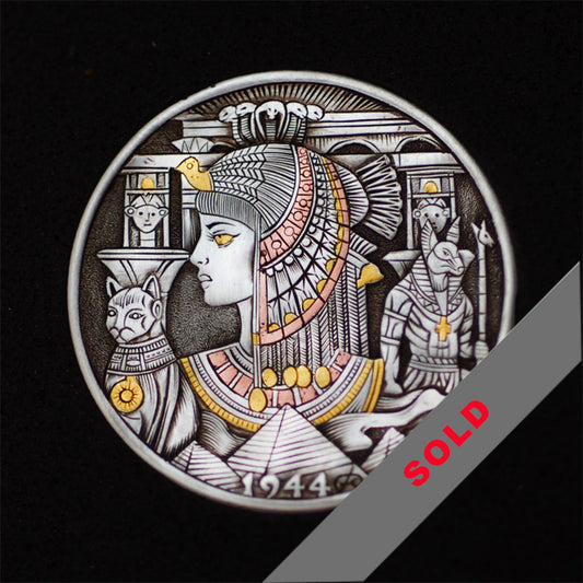Hand Engraved Hobo nickel#23-141