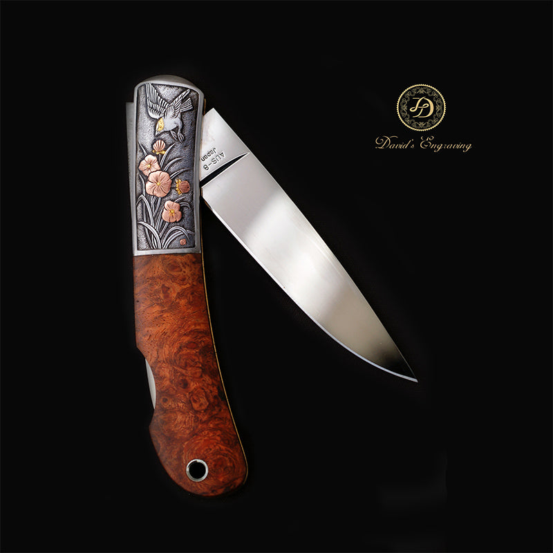 Hand Engraved knife K22-008