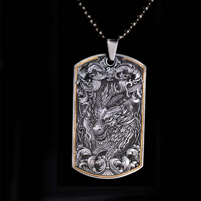 Hand Engraving stainless steel Pendant.#SE020