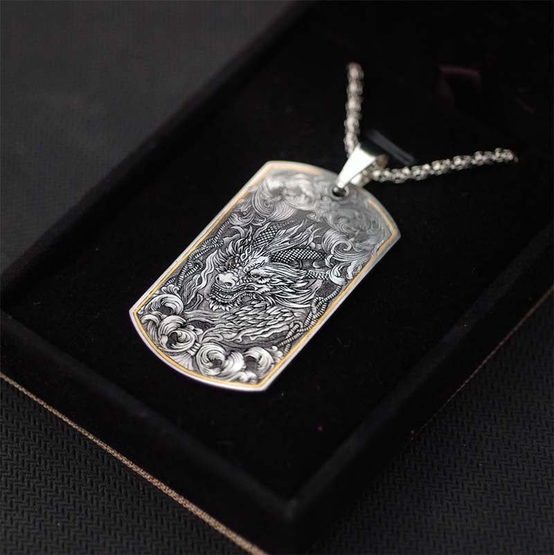 Hand Engraving stainless steel Pendant.#SE020